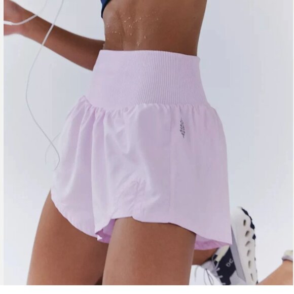 FREE PEOPLE Carpe Diem Shorts POWDER PINK SIZE M MEDIUM NWT - Picture 1 of 2